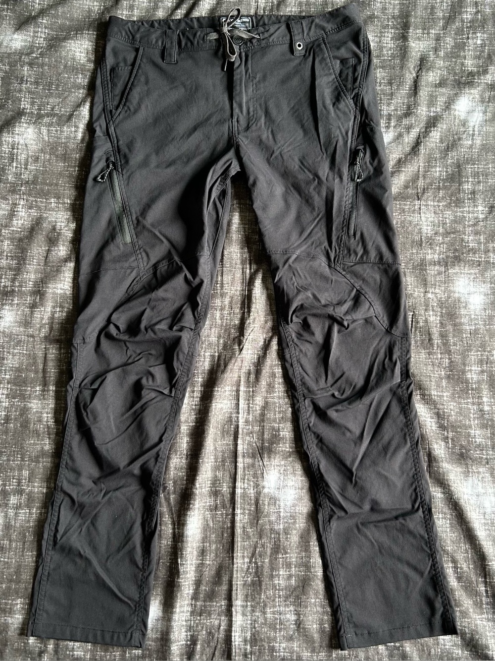 686 Anything Cargo Pants Mens 34x31 Black Slim Utility MultiPocket 4Way Stretch